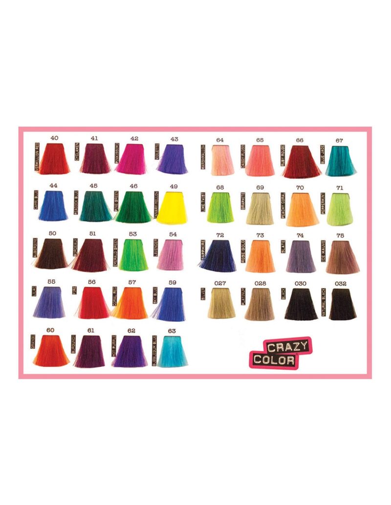 Crazy Color Match UV – Ημιμόνιμη Βαφή Μαλλιών UV 100ml Platinum No. 28