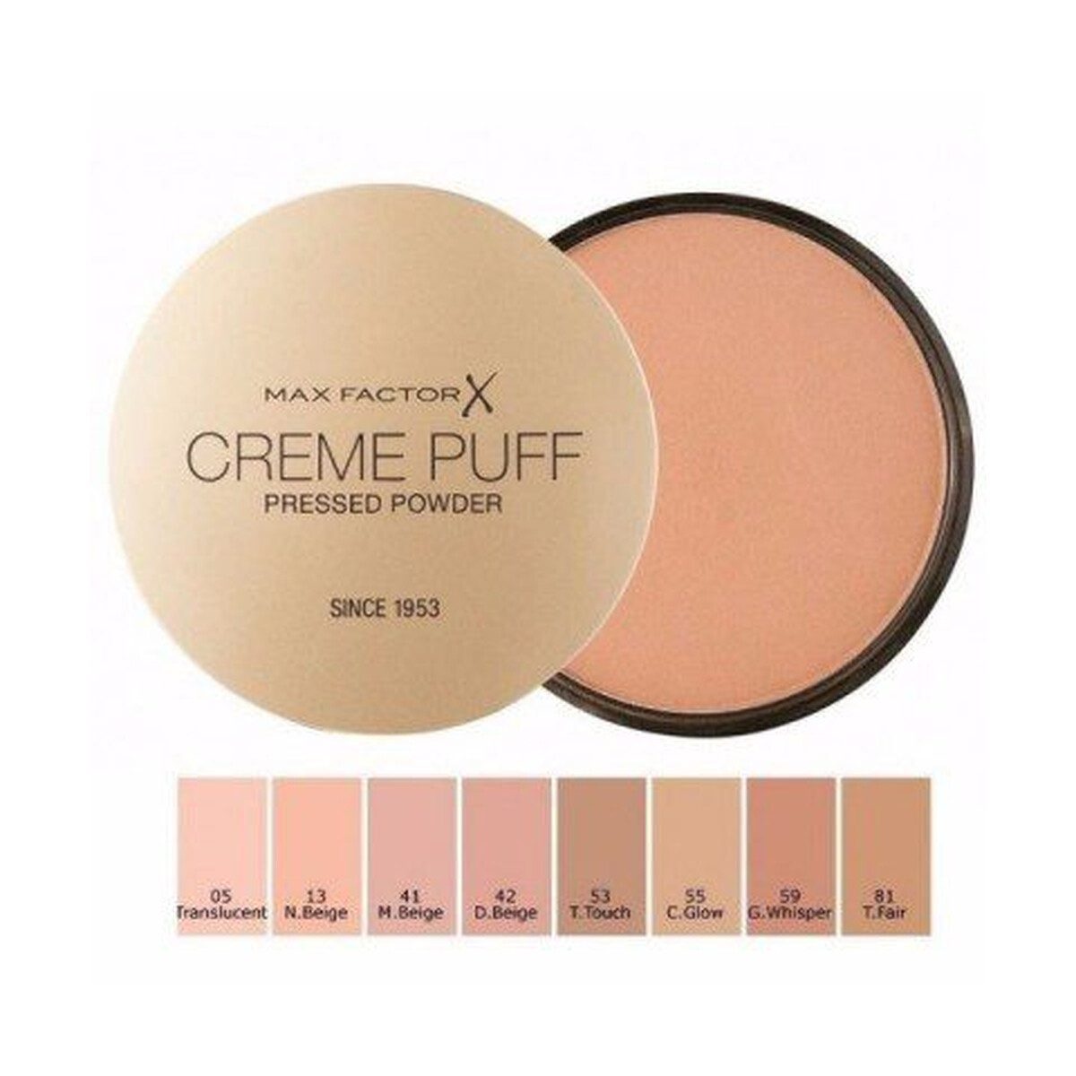 Max Factor Creme Puff Powder Compact 21g 81 Truly Fair