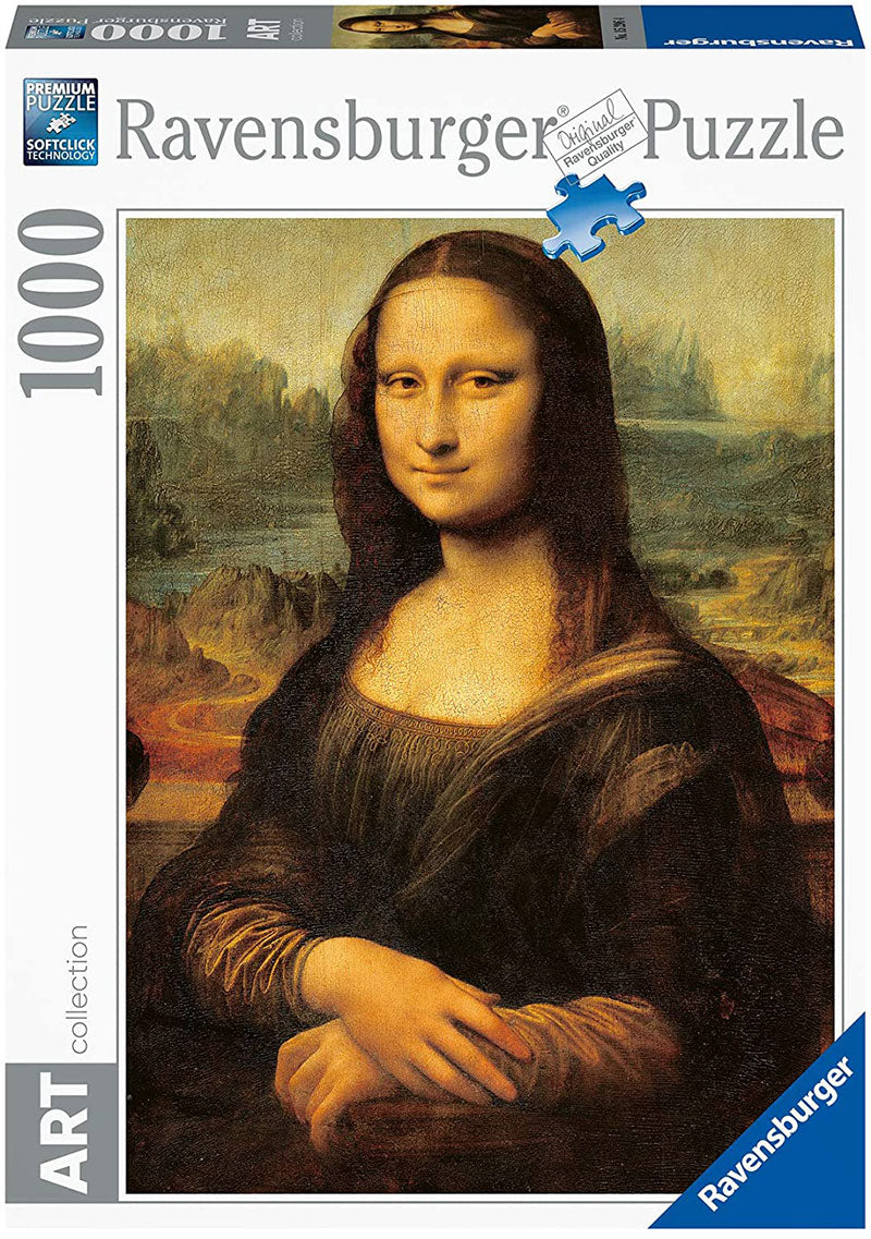Ravensburger Παζλ 1000τεμ. Da Vinci Mona Lisa Μόνα Λίζα 15296
