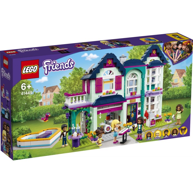 Lego Friends Το Οικογενειακό Σπίτι της Άντρεα 41449