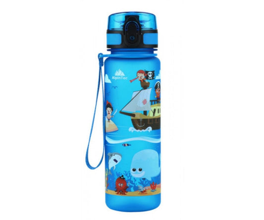 AlpinTec Παγούρι Kids 500Ml Pirates - Πειρατές Μπλε C-500BE-PIR