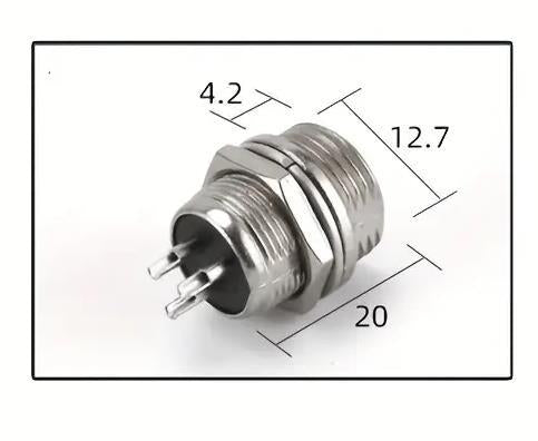 3pin ΦΙΣ ΜΙΚΡΟΦΩΝΙΚΟ ΑΡΣΕΝΙΚΟ ΣΑΣΙ GX12
