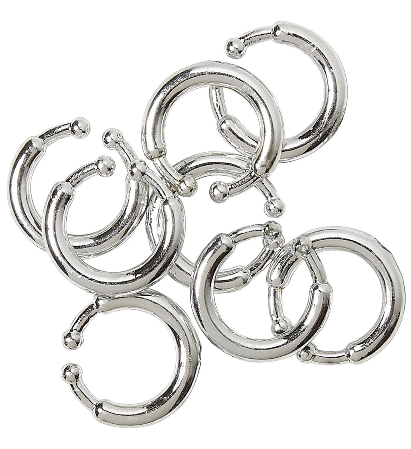 Ψεύτικα Σκουλαρίκια Piercing 8τμχ.