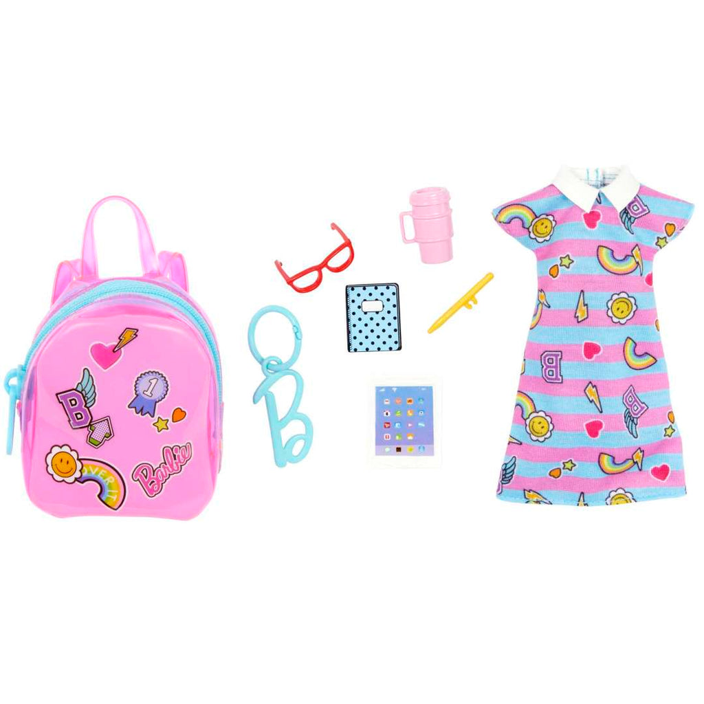 Mattel Barbie Ρούχα Και Αξεσουάρ 3 Σχέδια (HJT42)