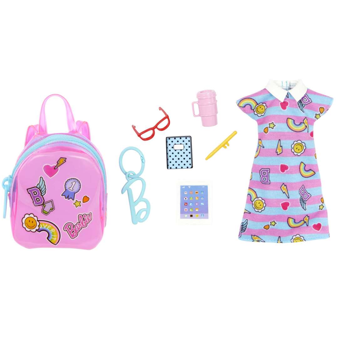 Mattel Barbie Ρούχα Και Αξεσουάρ 3 Σχέδια (HJT42)