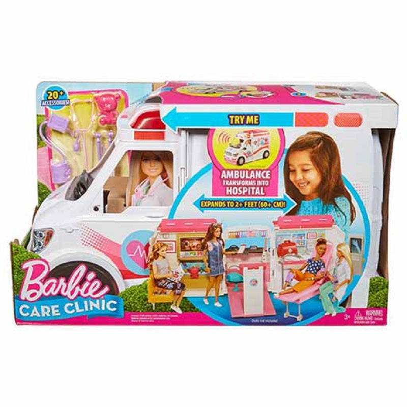 Mattel Barbie Κινητό Ιατρείο – Ασθενοφόρο