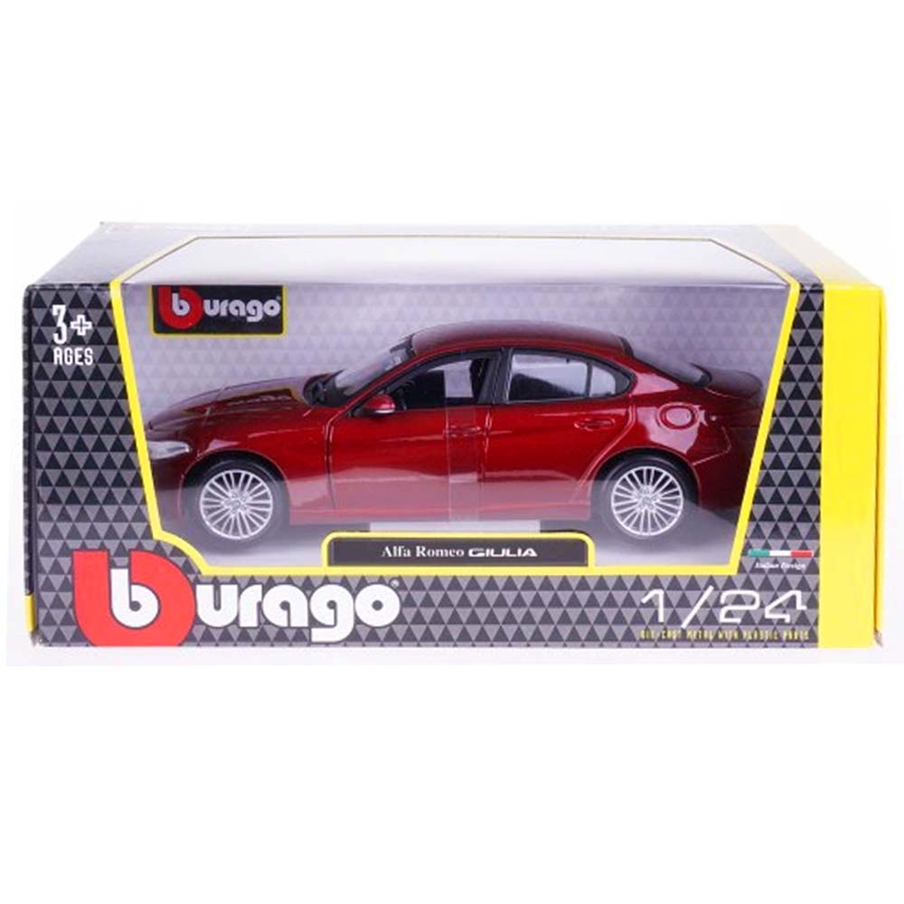 Bburago 1/24 Plus Alfa Romeo Giulia Red Μεταλλική Μινιατούρα