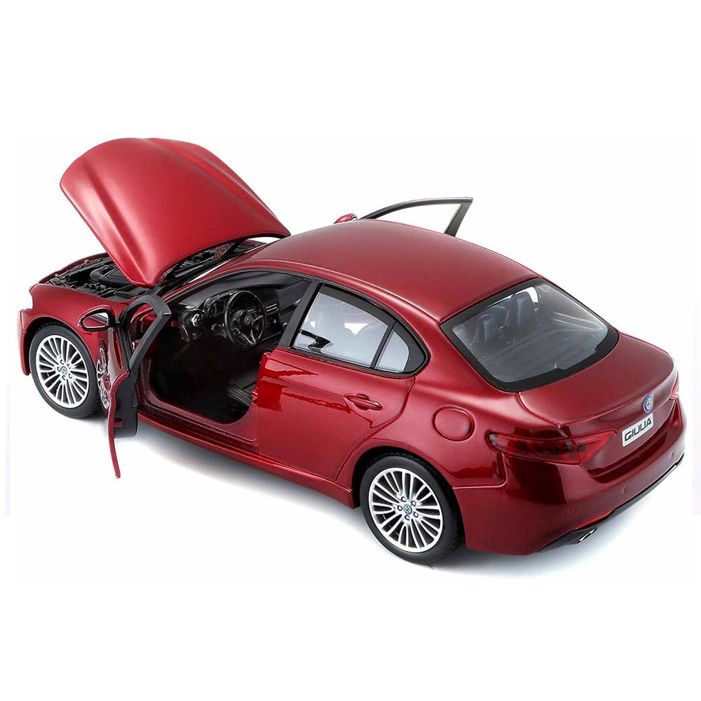 Bburago 1/24 Plus Alfa Romeo Giulia Red Μεταλλική Μινιατούρα