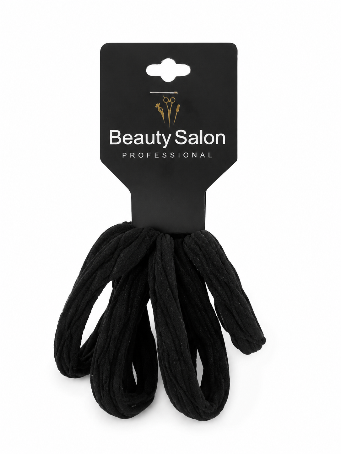 Beauty Salon Professional – Μαύρα Λαστιχάκια Μαλλιών