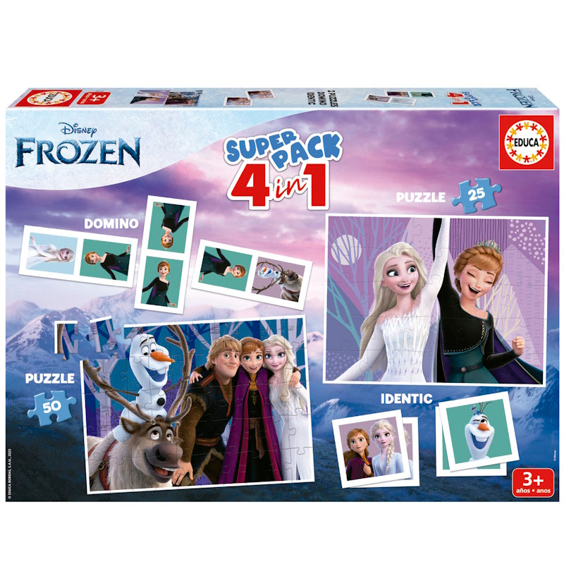 Educa Παιδικό Puzzle Superpack 4 σε 1 Frozen