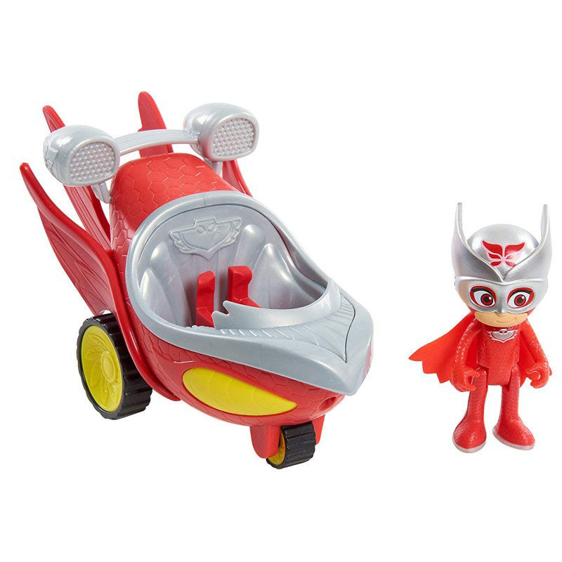 GIOCHI PREZIOSI PJ Masks – Πιτζαμοήρωες Οχήματα Speed Booster Με Φιγούρα Owl-Glitter PJM60200
