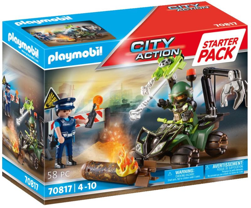 Playmobil Starter Pack Εξουδετέρωση Εκρηκτικού Μηχανισμού (70817)