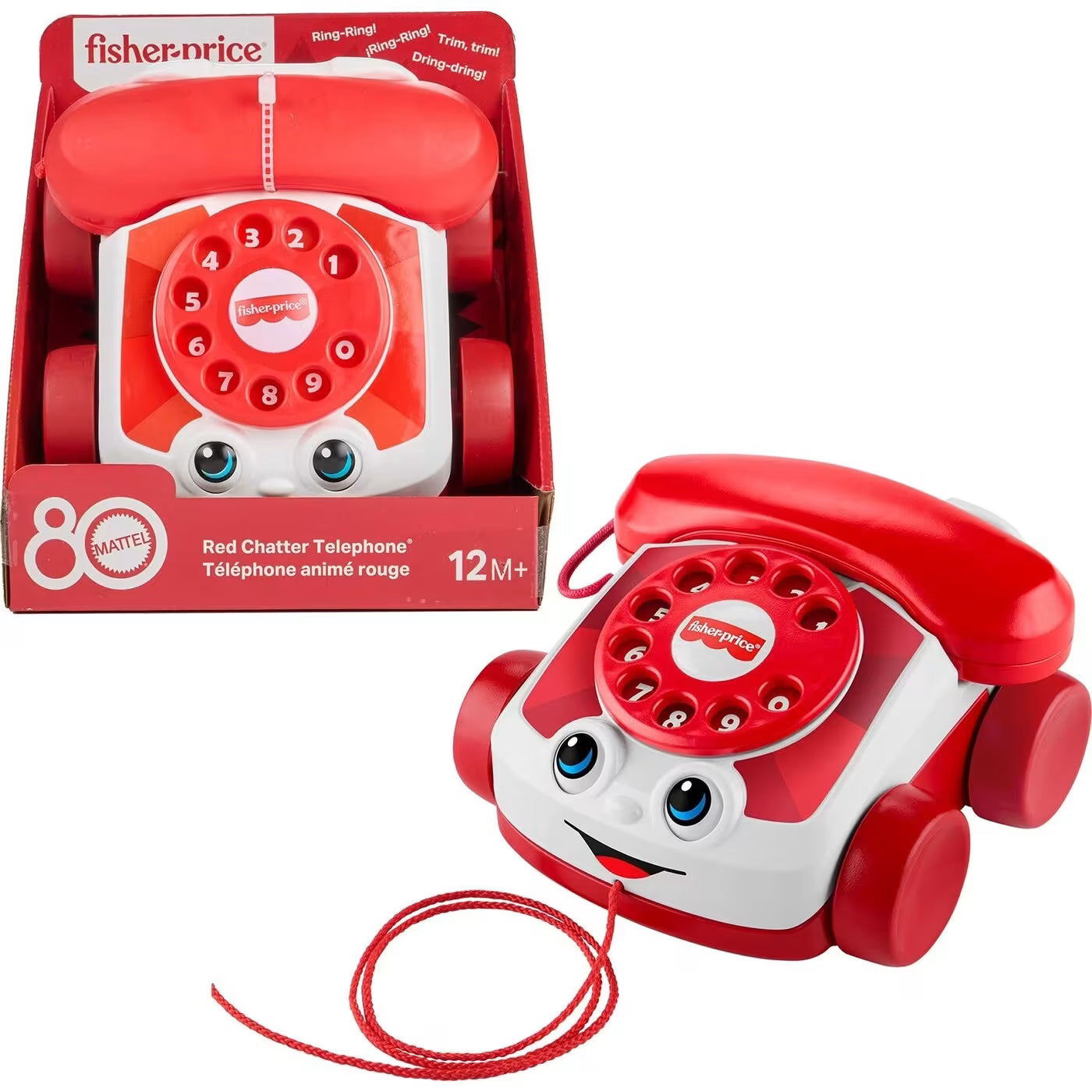 Mattel fisher-price συρόμενο τηλεφωνάκι – Mattel (JGG97)