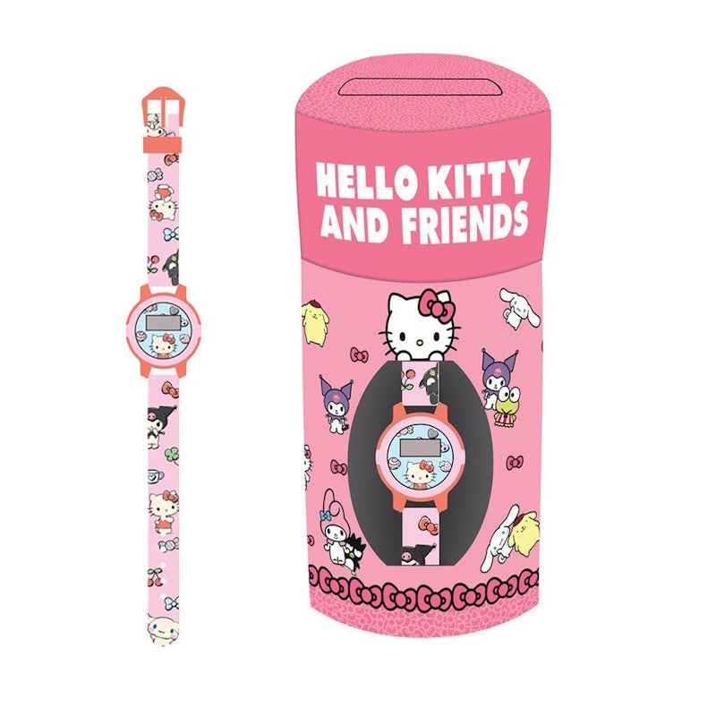 Diakakis Ρολόι σε Μεταλλικό Κουτί Hello Kitty & Friends