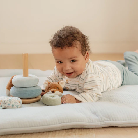 Little Dutch Πυραμίδα ταξινόμησης &amp; ταλάντωσης Forest Friends  FSC  LD8922