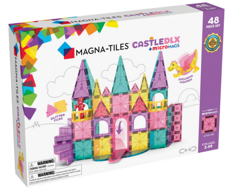 Magna-Tiles Μαγνητικό Παιχνίδι 48 τμχ "Castle DLX"  242048