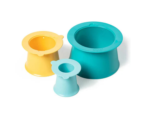 Quut Κουβαδάκια για πύργους στην άμμο Lagoon/ Banana blue QU172833