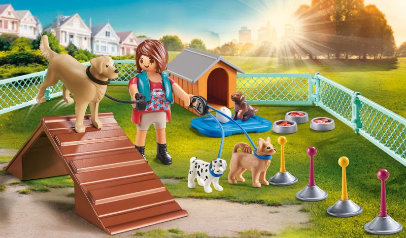 Playmobil Gift Set Εκπαιδεύτρια Σκύλων (70676)