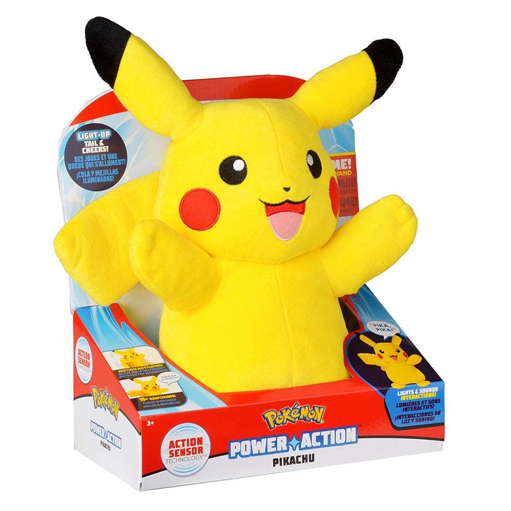 Pokemon Λούτρινο Pikachu Power Action 25 Εκ. (JW097834)