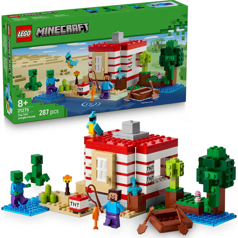 LEGO Minecraft The TNT Jungle House (21275)