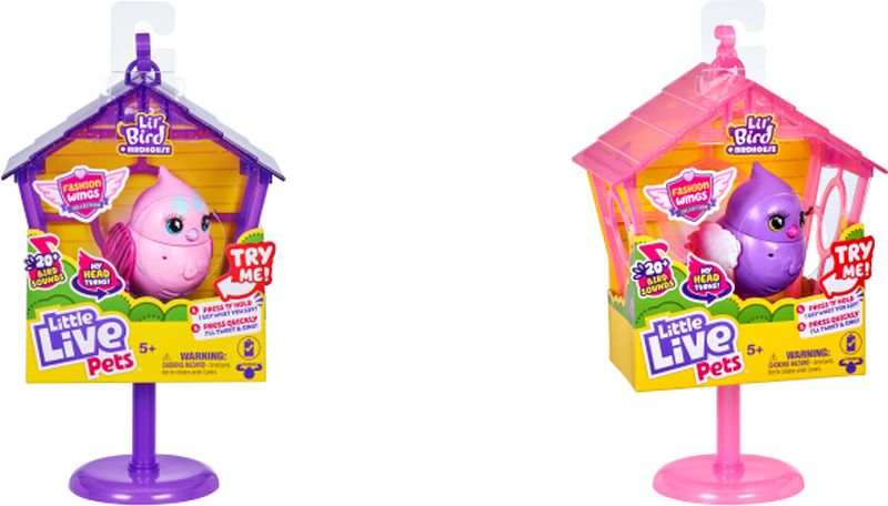 Little Live Pets S3 Σπίτι Με Πουλάκι Cocoritos-2 Σχέδια (LPB13000)