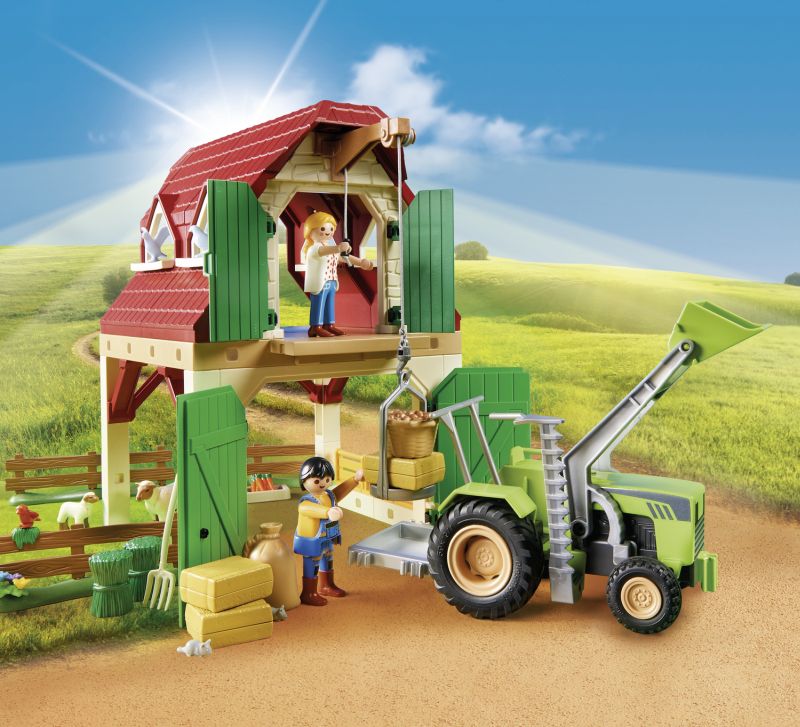 Playmobil Φάρμα Mε Zώα Kαι Tρακτέρ (70887)