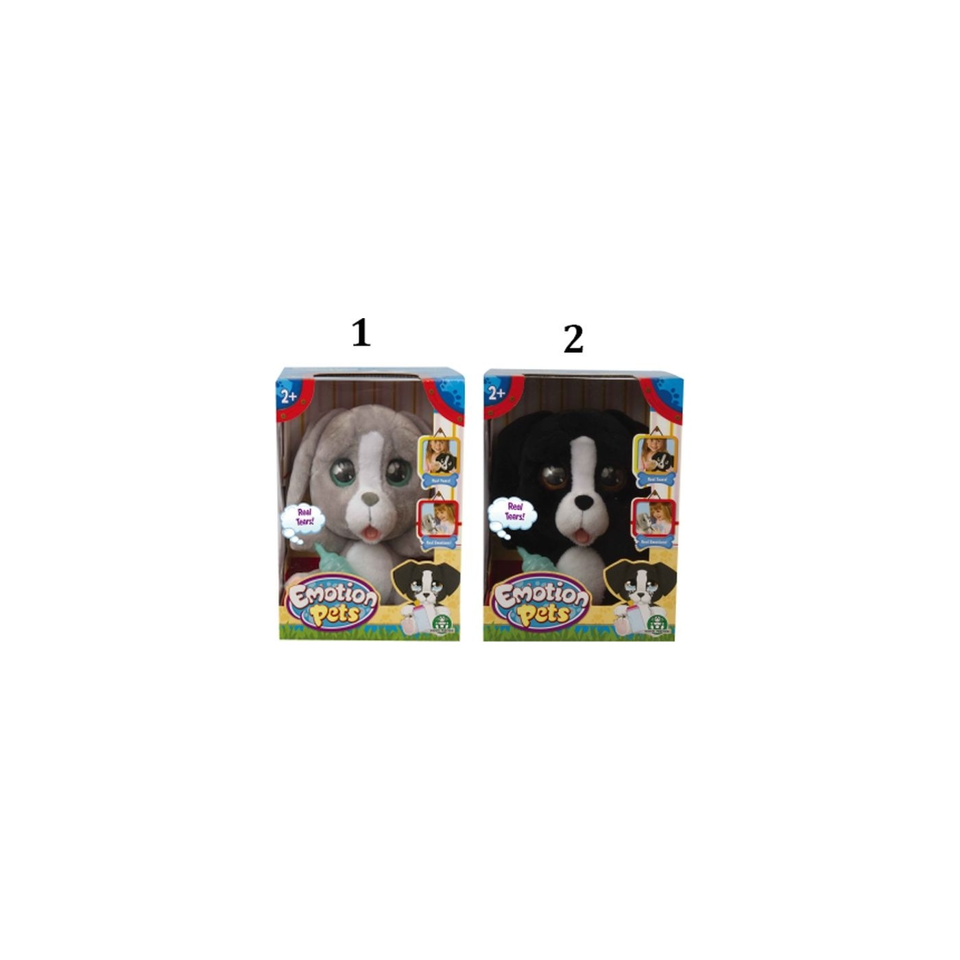 Giochi Preziosi Emotion Pets Σκυλάκι (Μαύρο & Γκρι) 2 Σχέδια (MTM10000)