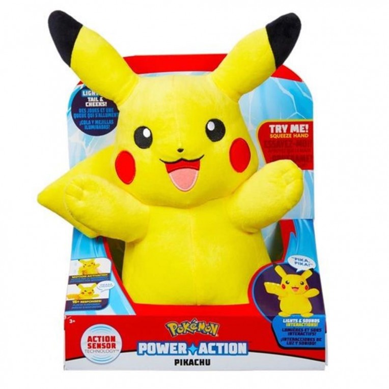 Pokemon Λούτρινο 25cm Με Ήχο Και Φως (2 Σχέδια) (JW000025)