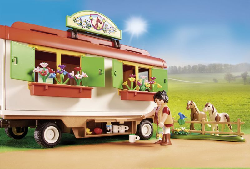 Playmobil Κατασκήνωση Με Τροχόσπιτο Και Πόνυ (70510)