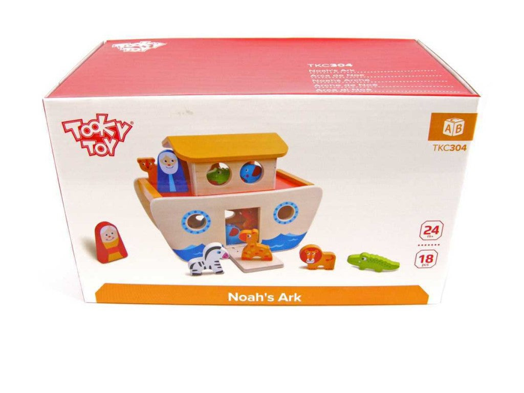 Tooky Toy Ξύλινη Κιβωτός Του Νώε (TKC304)