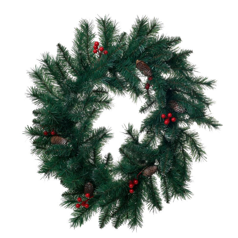 Στεφάνι Xmas Πράσινο Φ60εκ. 120 Tips