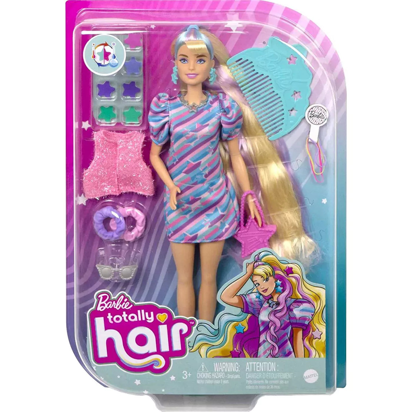 Barbie Totally Hair – Stars (HCM88)