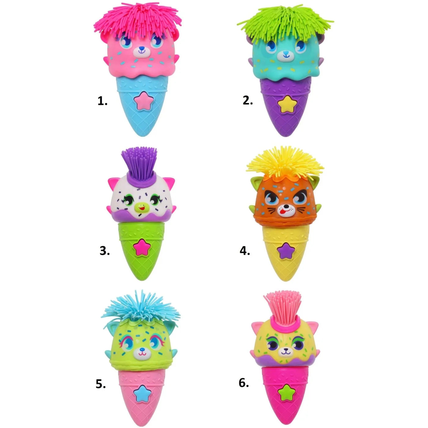 Just toys Funky Paws – Πολύχρωμοι Χαρακτήρες Ζώων – 6 Σχέδια (200200)