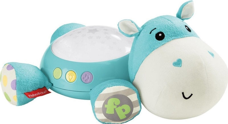 Fisher Price Προβολέας Ιπποπόταμος από Ύφασμα με Μουσική και Φως για Νεογέννητα