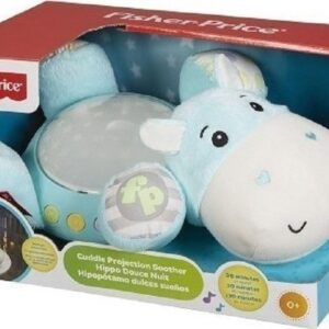 Fisher Price Προβολέας Ιπποπόταμος από Ύφασμα με Μουσική και Φως για Νεογέννητα