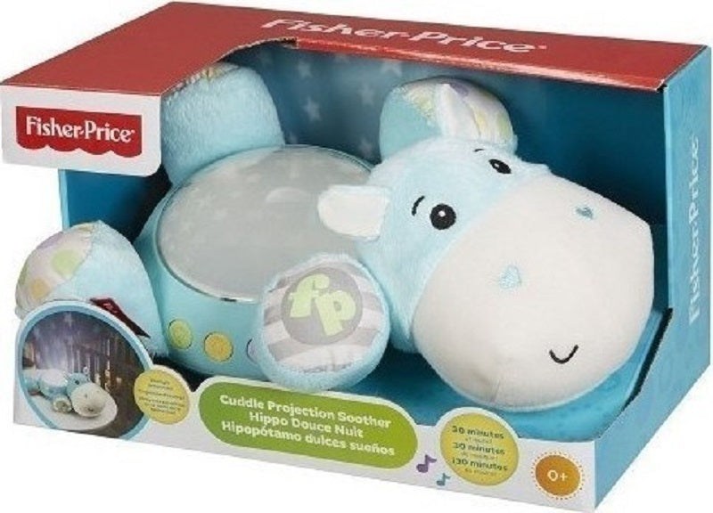 Fisher Price Προβολέας Ιπποπόταμος από Ύφασμα με Μουσική και Φως για Νεογέννητα