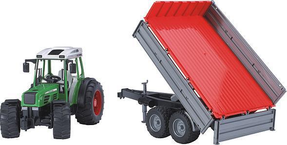 Bruder Τρακτέρ Fendt 209S με Αποσπώμενο Trailler 02104