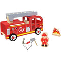 Tooky Toys Ξύλινο Πυροσβεστικό Όχημα