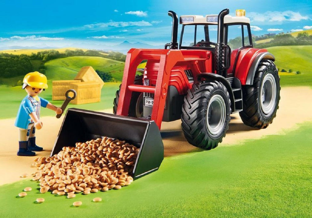 Playmobil Country Tractor with Feed Trailer για 4+ ετών