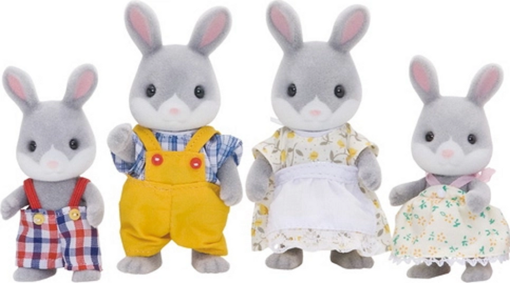 Epoch Toys Παιχνίδι Μινιατούρα Sylvanian Families Cottontail Rabbit Family για 3+ Ετών