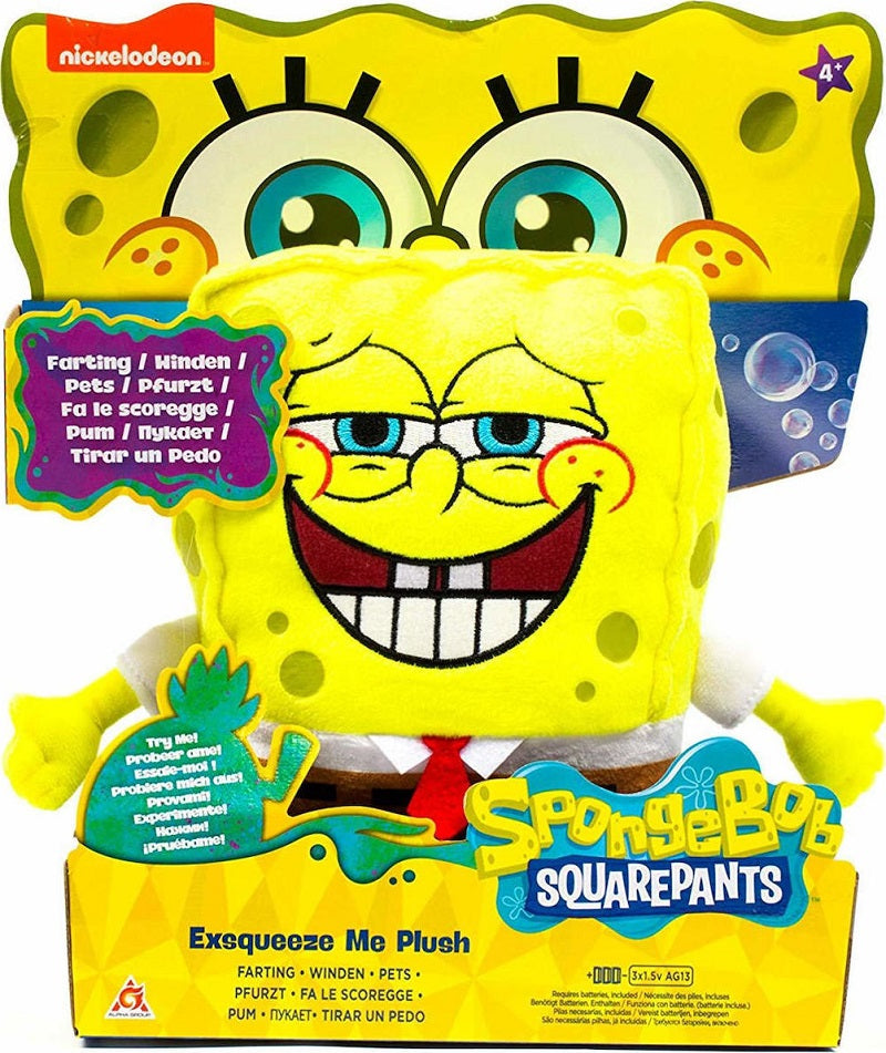 Sponge Bob Φιγουρες Squeeze Plus 20Εκ. (690902)