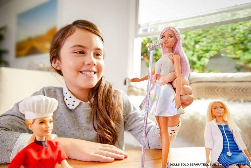 Mattel Κούκλα Barbie Pop Star με Μικρόφωνο για 3+ Ετών