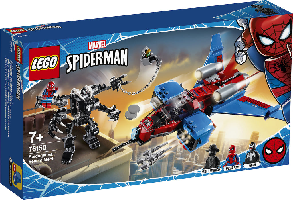 Lego Super Heroes: Spiderjet Vs. Venom Mech 76150