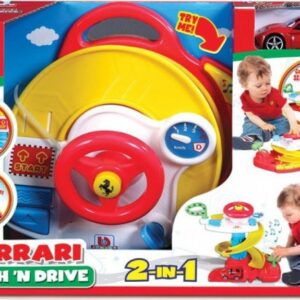 Bburago 2 σε 1 παιδική πίστα διαδρομής τιμονιέρα βαλιτσάκι δραστηριοτήτων με αυτοκινητάκι Ferrari 16/88803