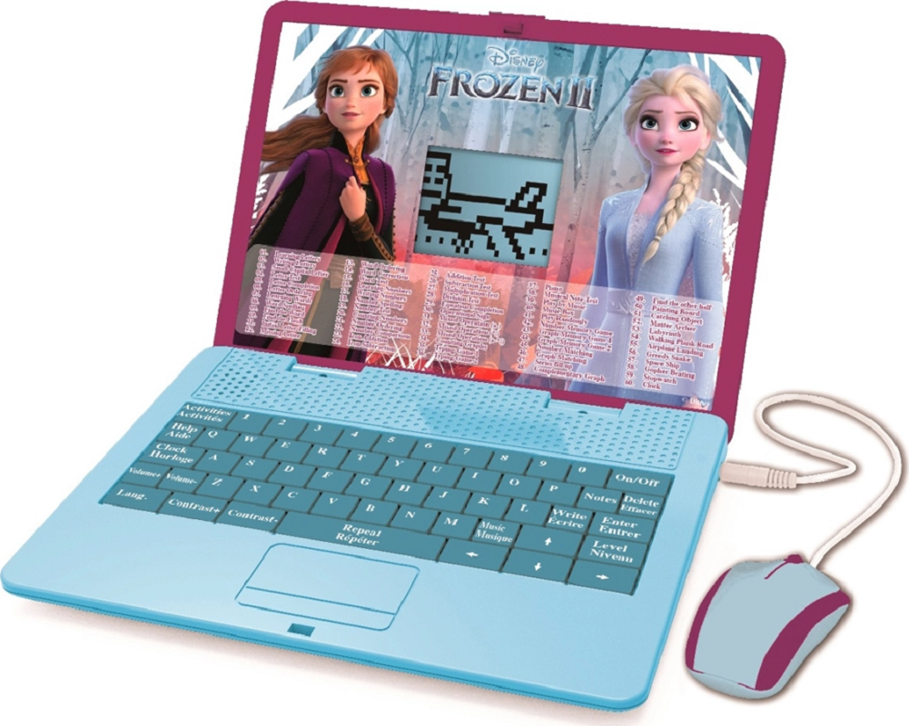 Lexibook Ηλεκτρονικό Παιδικό Εκπαιδευτικό Laptop/Tablet Frozen 2 Δίγλωσσο για 4+ Ετών