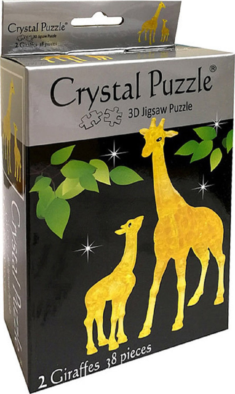 CRYSTAL PUZZLES 3D ΠΑΖΛ 2 Καμηλοπάρδαλεις (2 Giraffes) 38τμχ 90158
