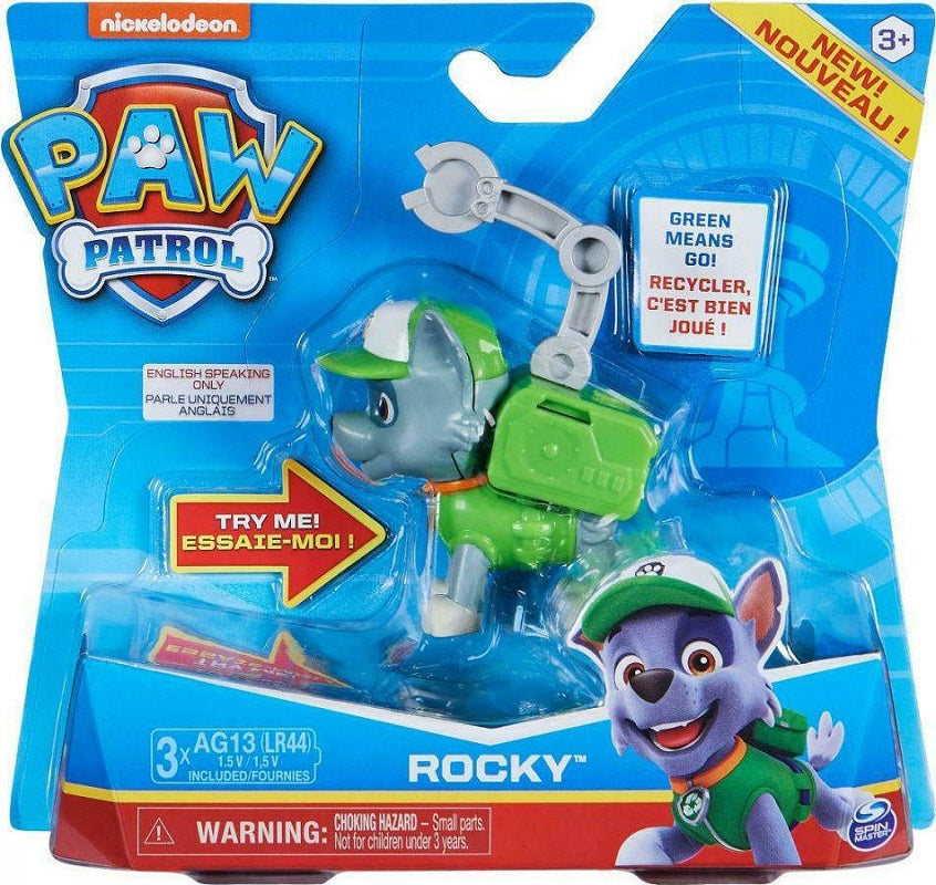 Spin Master Παιχνίδι Μινιατούρα Paw Patrol Action Pack Pup – Rocky