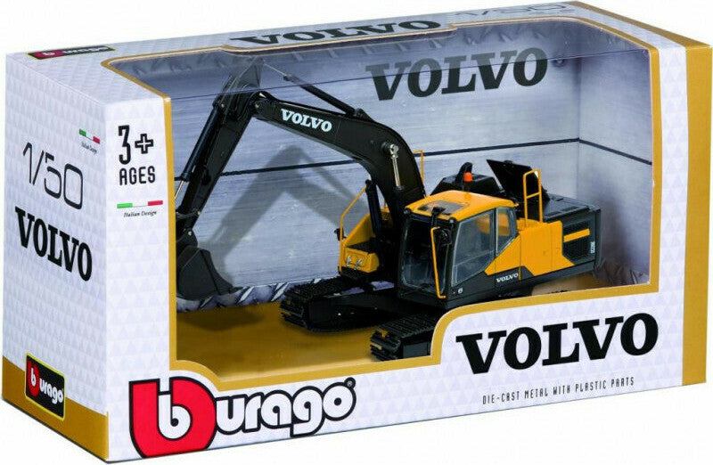 Bburago Εκσκαφέας Die-Cast 1:50 Construction Volvo EC220E (18-32086)