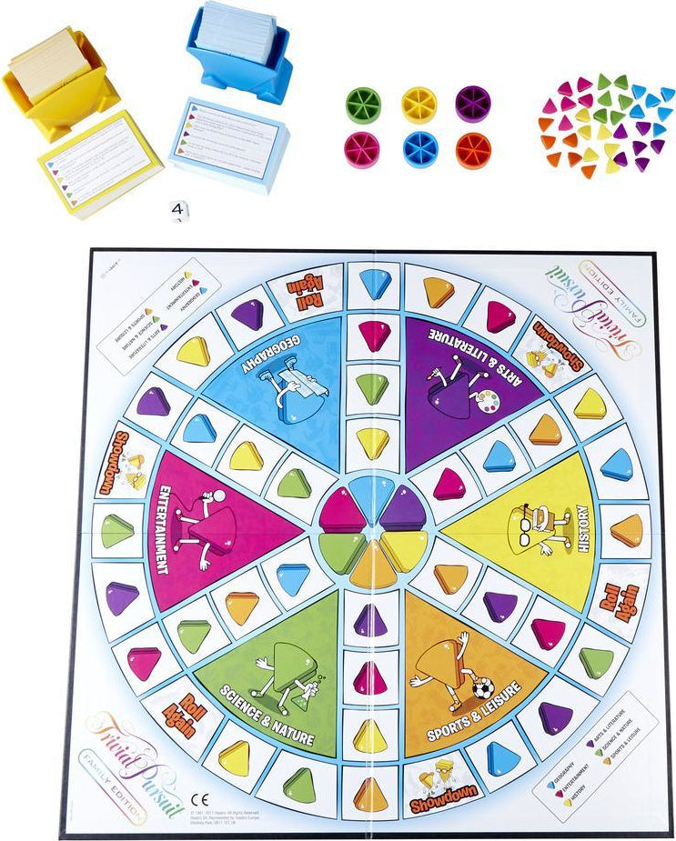 Hasbro Επιτραπέζιο Trivial Pursuit Family Edition (Αγγλική Έκδοση)