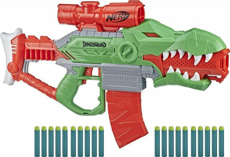 Nerf Εκτοξευτής Rex-Rampage Motorized Blaster Dinosquad